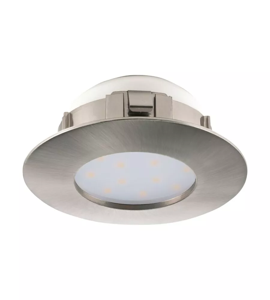 Illuminazione led da incasso "pineda" nikel opaco, 4,9 w 460 lm